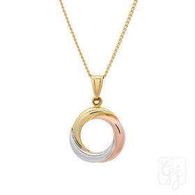9K 3 Tone Pendant