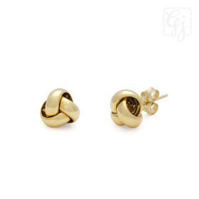 9K Yellow Gold Italian Studs