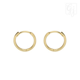 158 9K yellow gold huggies 139 scaled 1