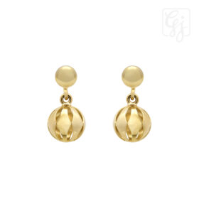 162 9K yellow gold bally dangly earrings 199 scaled 1