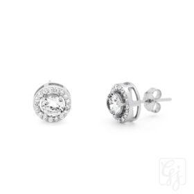 Sterling Silver CZ Studs