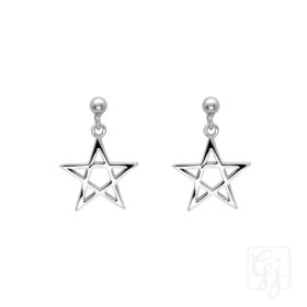 Sterling Silver Post Butterflies Earrings