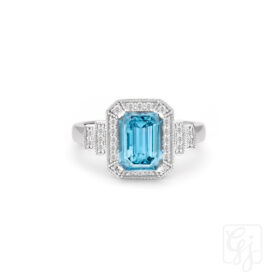 85 18k W G Aqua Dia Ring 3990 scaled 1