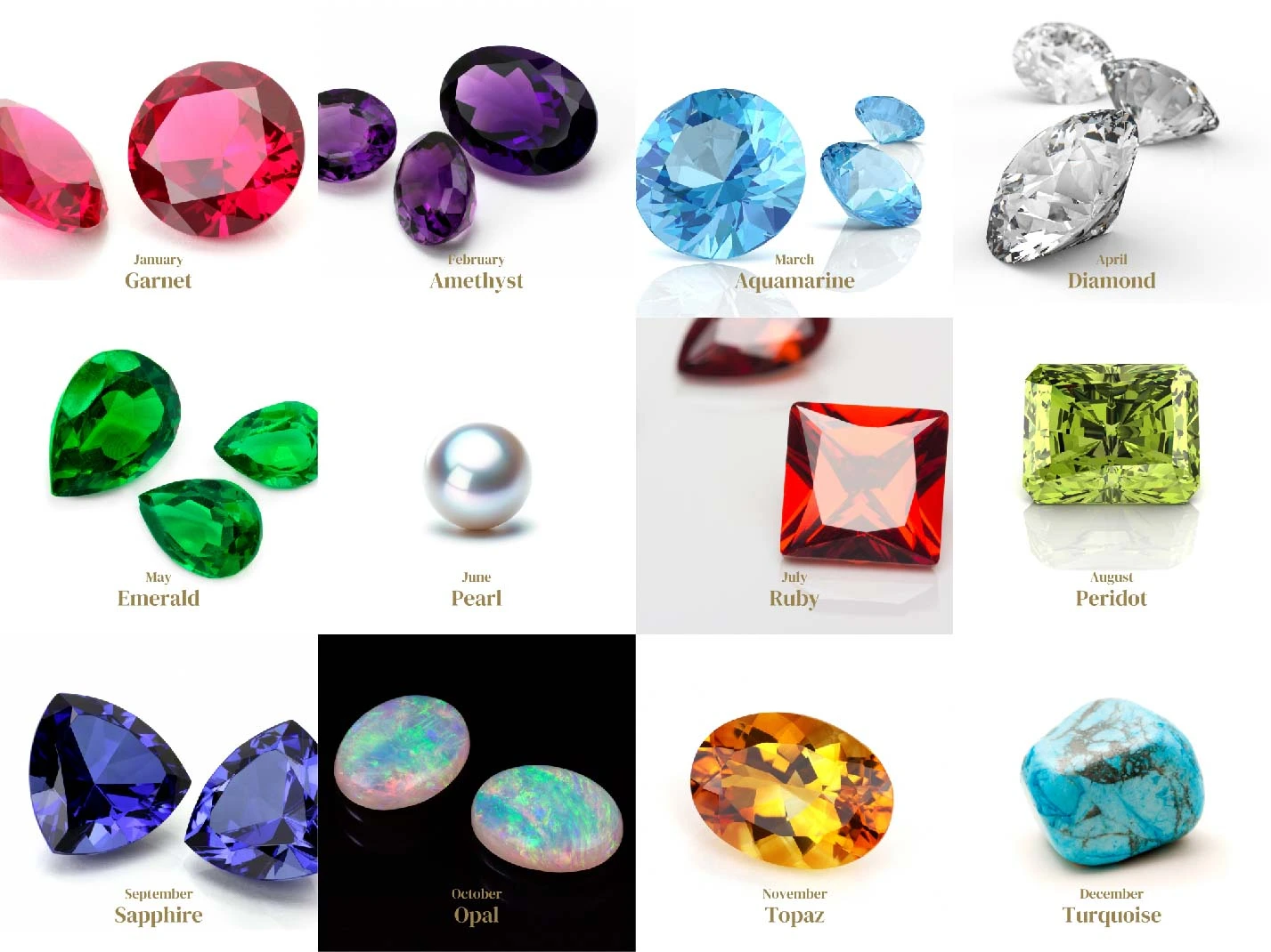 Birthstones: Every Month’s A Gem | Custom Made Jewellery