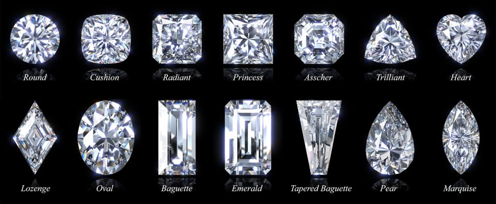 Diamond Shapes, Diamond How to choose one, Gillian's Jewellery Forest Hill Melbourne East, Best Jewellery, Jewellery Repair, Jewellery Remodel, Jewellery Restore, Custom Design & Handmade Jewellery